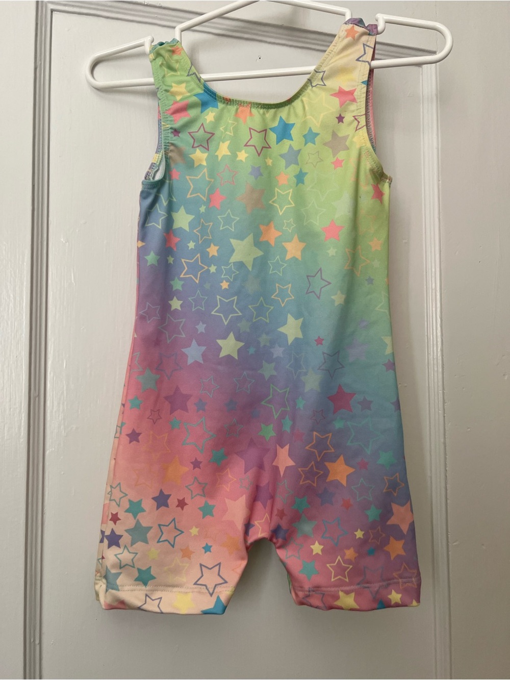 Rainbow Star Girls' One-Piece Leotard/Romper 3T